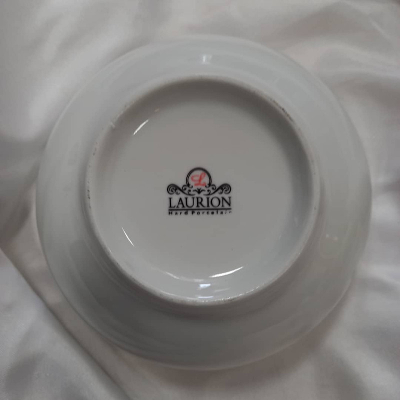 کاسه آبگوشت خوری چینی لوریان مدل خط طلا بسته 6 عددی