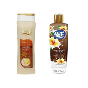 شامپو بدن اوه مدل Milk And Kakao وزن 400 گرم به همراه شامپو بدن اوه مدل Milk And Honey وزن 380 گرم