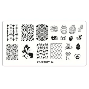 شابلون طراحی ناخن مدل XY-24