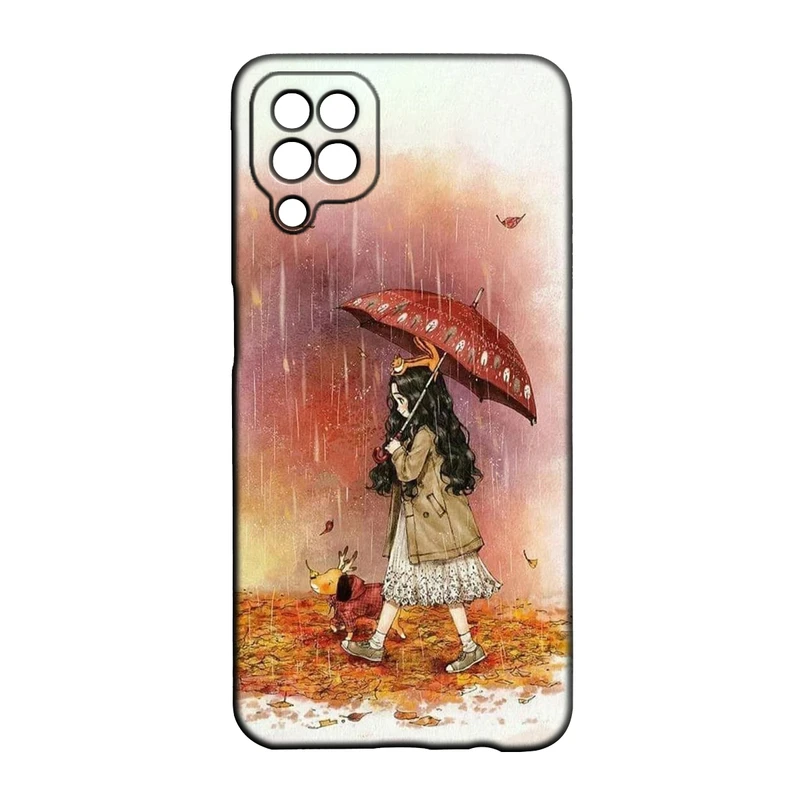 کاور طرح دخترانه کد 295 مناسب برای گوشی موبایل سامسونگ Galaxy A22 4g