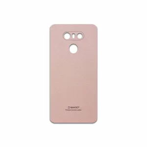 MAHOOT Rose Gold Leather Cover Sticker for LG G6