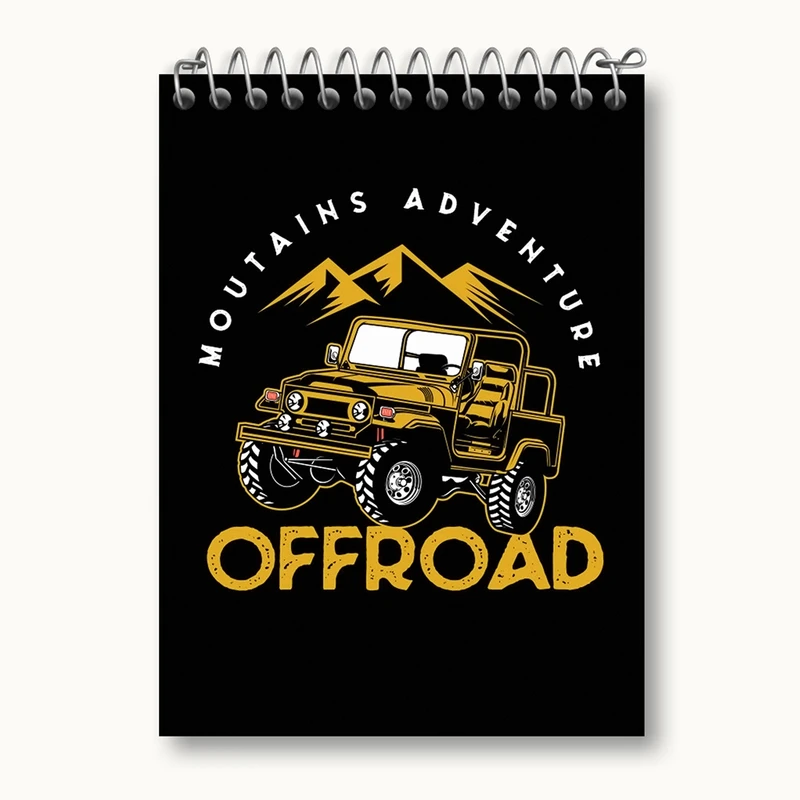 دفتر یادداشت 50 برگ خندالو مدل ماشین آفرود کد 10350