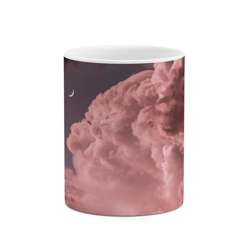 ماگ کاکتی طرح ابر صورتی کد mgp12907