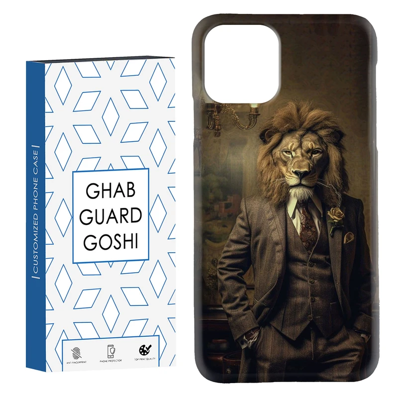 کاور قاب گارد گوشی طرح مرد شیری کد Dimo-621 مناسب برای گوشی موبایل اپل  IPHONE 11