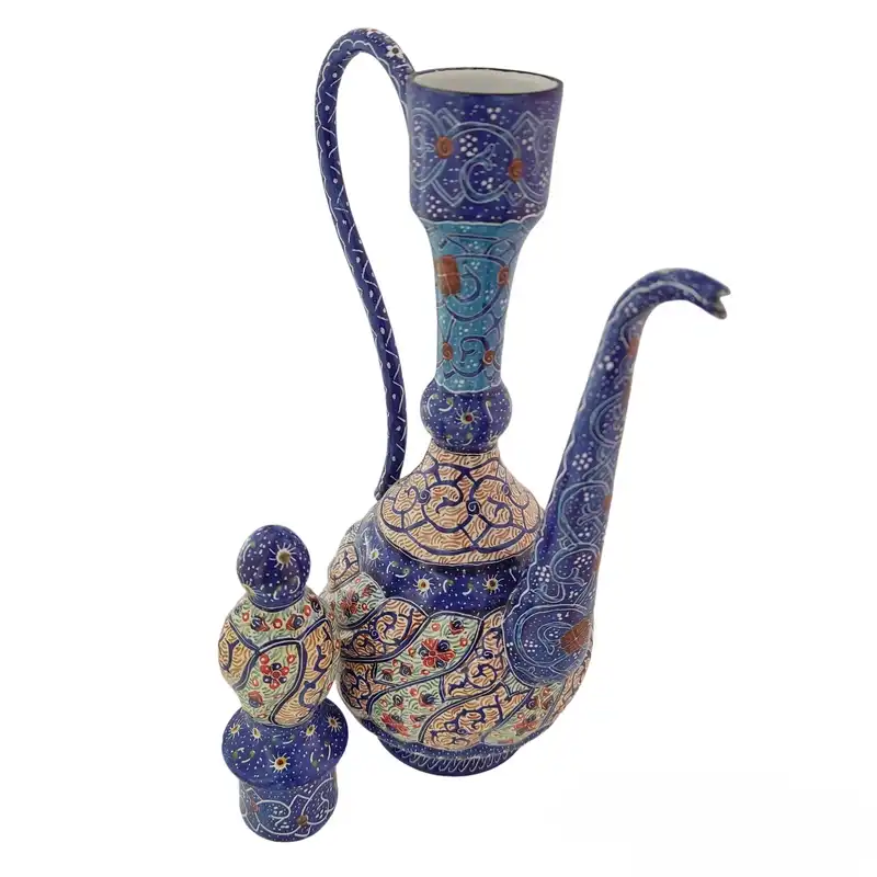 گلاب پاش میناکاری طرح قلمی کد 01