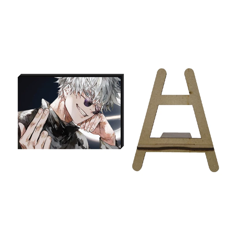 تابلو شاسی مدل انیمیشن طرح انیمه جوجوتسو کایسن کد 1  به همراه پایه نگهدارنده