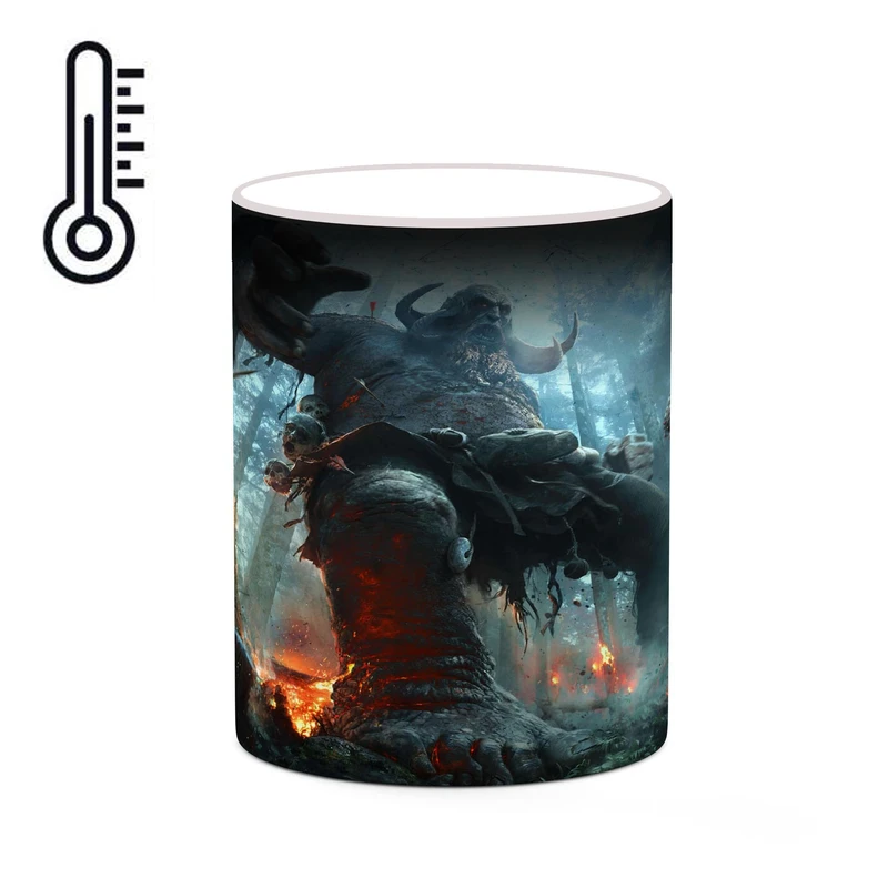 ماگ حرارتی کاکتی طرح گاد آف وار God Of War مدل mgh40492