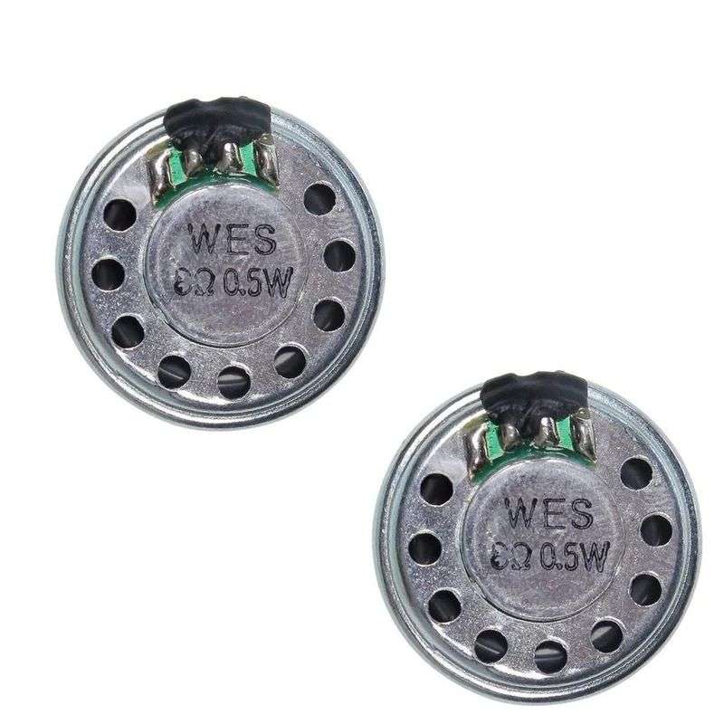 بلندگو 8 اهم 0.5 وات مدل 30mm بسته 2 عددی