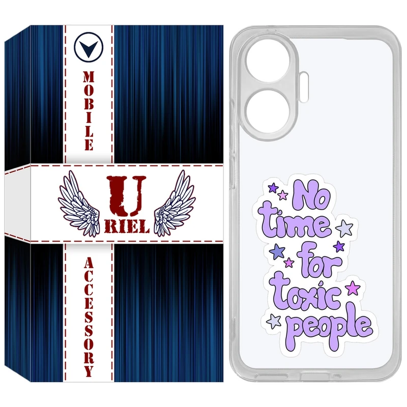 کاور یوریل مدل Clear کد 97 طرح Toxic مناسب برای گوشی موبایل شیائومی Poco F7