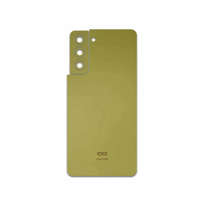 برچسب پوششی ماهوت مدل Matte-Gold مناسب برای گوشی موبایل سامسونگ Galaxy S21 5G