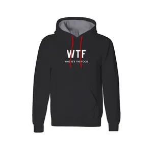 هودی مردانه مدل Food کد K27 رنگ مشکی