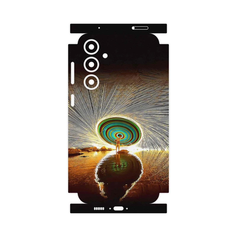 برچسب پوششی ماهوت مدل Night Light Fountain-FullSkin مناسب برای گوشی موبایل سامسونگ Galaxy S23 FE