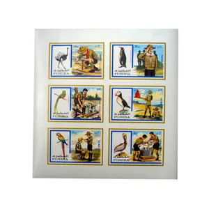 تمبر یادگاری مدل ملل کد bc-1166 مجموعه 6 عددی