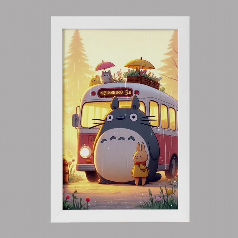 تابلو خندالو مدل انیمه توتورو (Totoro) کد F1674