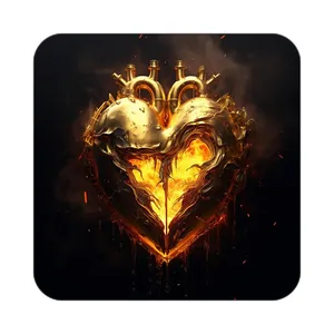 زیر لیوانی کاکتی مدل عاشقانه کد mp11235