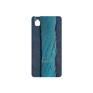 MAHOOT Turquoise feathers Cover Sticker for Huawei Shot X