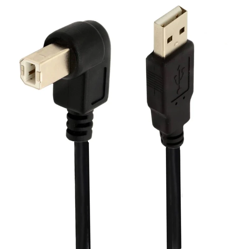 کابل USB پرینتر مدل Left Angle طول 3 متر