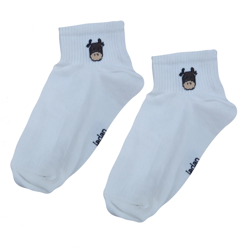 جوراب ساق کوتاه زنانه مدل گاو کد 184