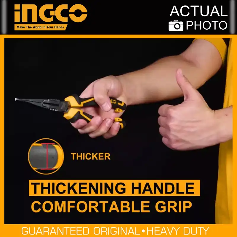 انبر دم باریک اینکو مدل HHLNP-28200 سایز 8 اینچ