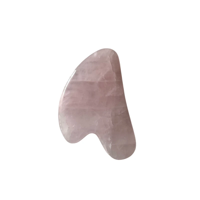 عکس شماره 5 : ماساژور دستی مدل سنگ رز کوارتز به همراه گواشا کد 01