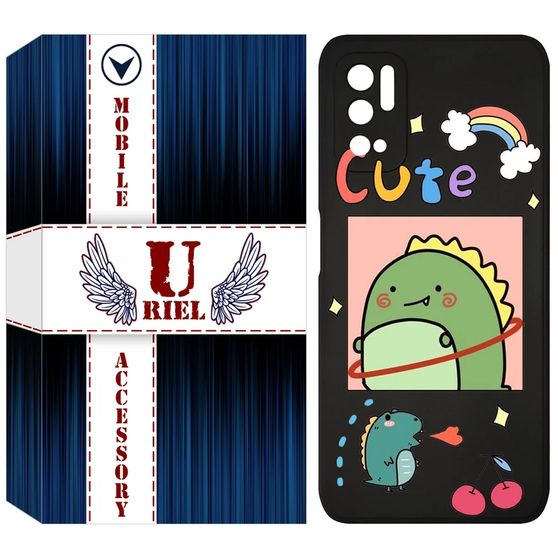 کاور یوریل مدل KSH کد 20 طرح دایناسور مناسب برای گوشی موبایل شیائومی Redmi Note 10 5G