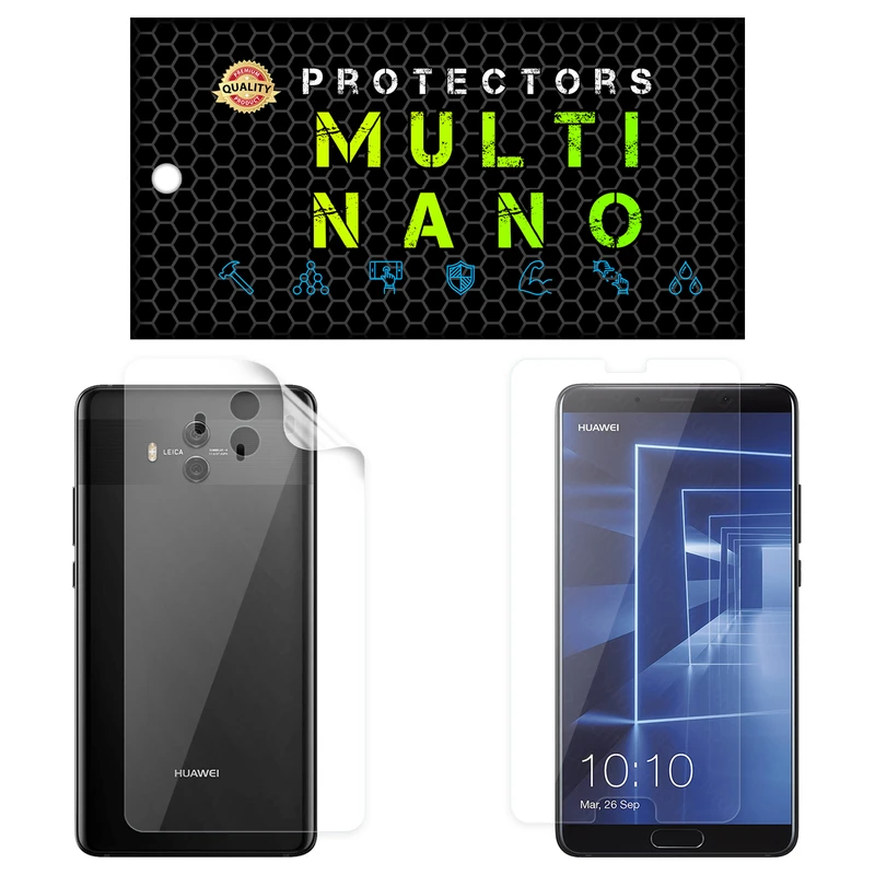 محافظ صفحه نمایش مولتی نانو مدل X-SFT مناسب برای گوشی موبایل هوآوی Mate 10 به همراه محافظ پشت