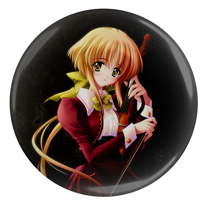 پیکسل طرح انیمه دختر و ویولن مدل S10354