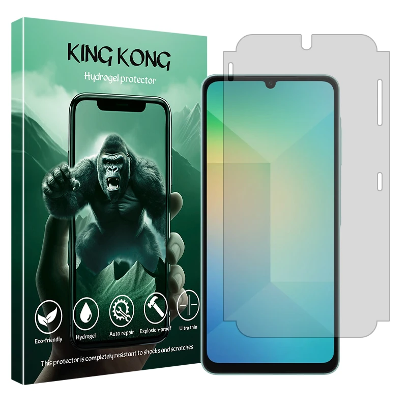 محافظ صفحه نمایش کینگ کنگ مدل شفاف مناسب برای گوشی موبایل سامسونگ Galaxy A06