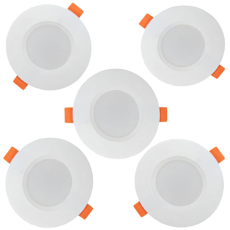 پنل سقفی ال ای دی 7 وات دیسانور مدل ماهور توکار هیت سینک آلومینیوم DL7w Mahoor 5pack بسته 5 عددی
