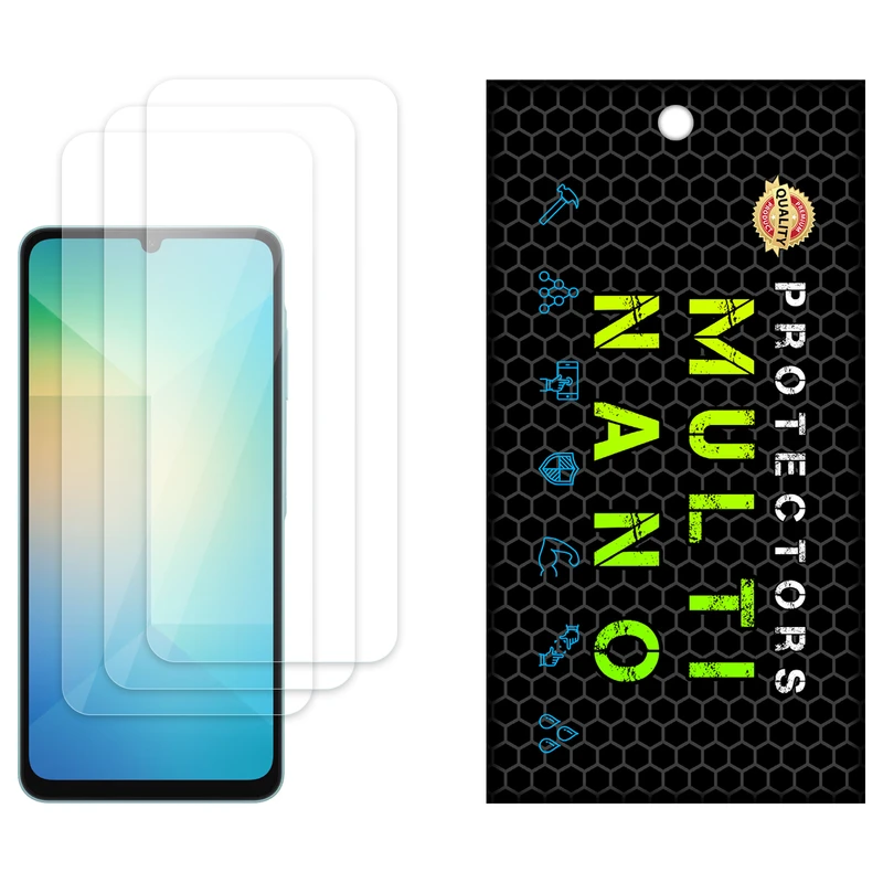محافظ صفحه نمایش مولتی نانو مدل X-S3N مناسب برای گوشی موبایل سامسونگ Galaxy A06 بسته سه عددی
