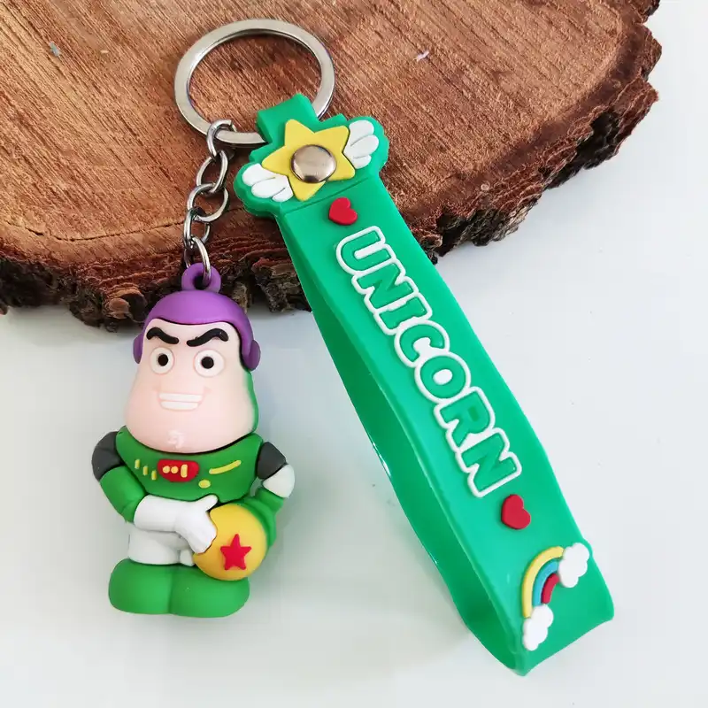 جاکلیدی مدل سیلیکونی طرح اسباب بازی و دوستان کد DB20 مجموعه 6 عددی