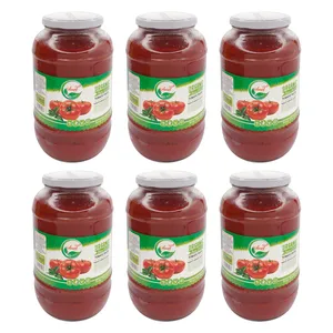 رب گوجه فرنگی طبیعی سنتی سان آیسان - 1500 گرم بسته 6 عددی