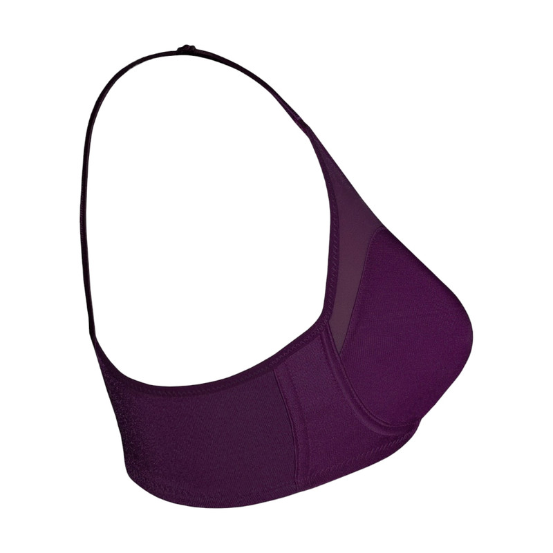 سوتین زنانه نوشه پوش مدل 106 رنگ بادمجانی