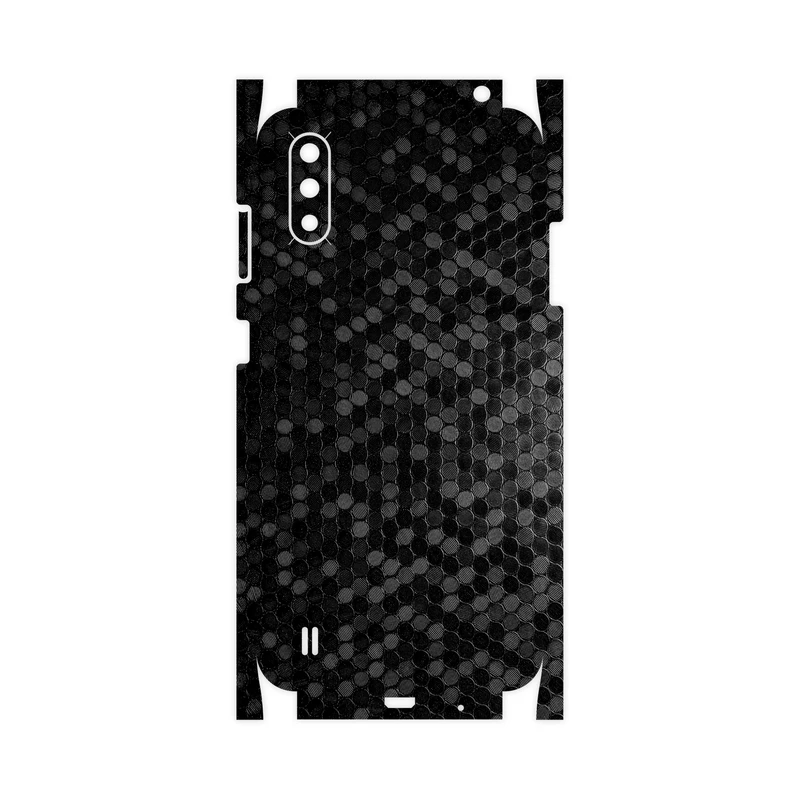 برچسب پوششی ماهوت مدل Honey-Comb-Circle-FullSkin مناسب برای گوشی موبایل سامسونگ Galaxy A01