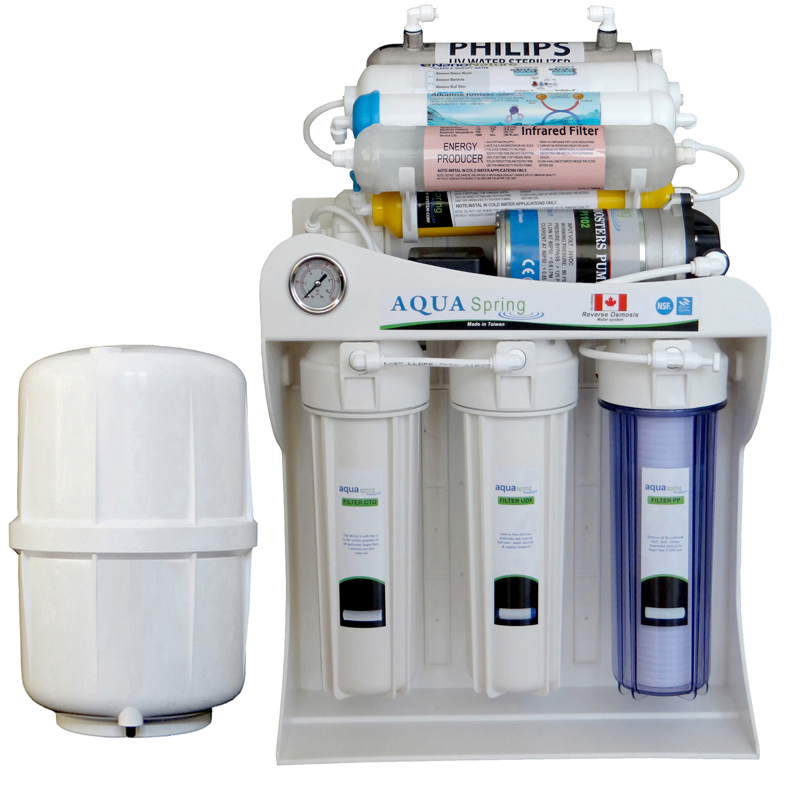 دستگاه تصفیه کننده آب آکوآ اسپرینگ مدل RO - SF4900