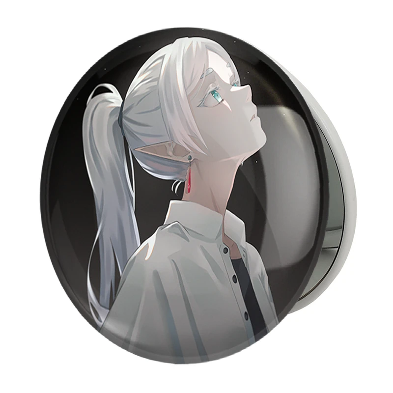 آینه جیبی خندالو طرح انیمه فریرن (Frieren) مدل تاشو کد 33970