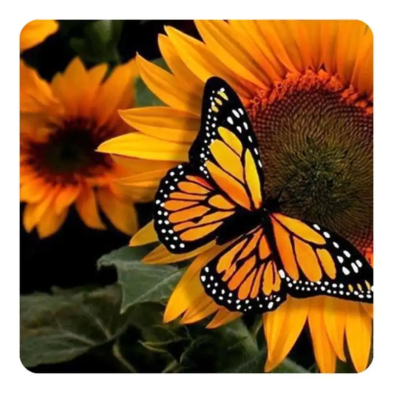 مگنت طرح گل و پروانه مدل mg10217