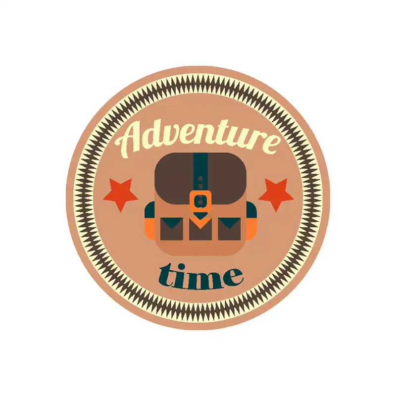 برچسب بدنه خودرو رایسان طرح camping کد st0100