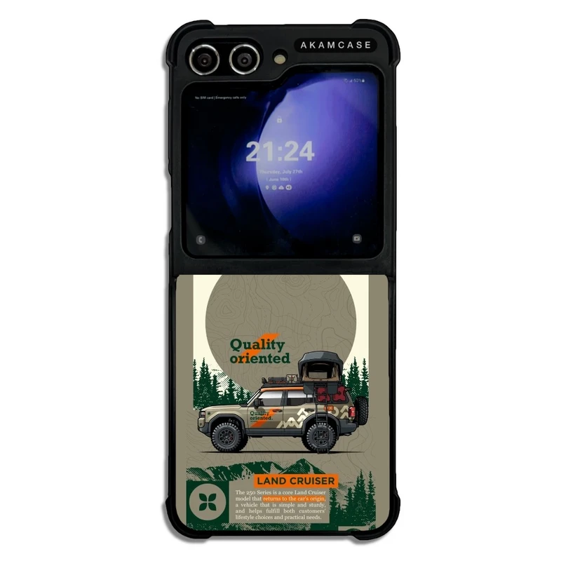 کاور آکام مدل AMC-WSGZFLIP5-CARS-45 مناسب برای گوشی موبایل سامسونگ Galaxy Z Flip 5