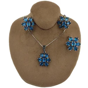 نیم ست نقره زنانه مدل 0205