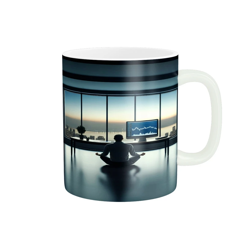 ماگ پادآفرین مدل ترید بورس بازارمالی تریدر کد p1230