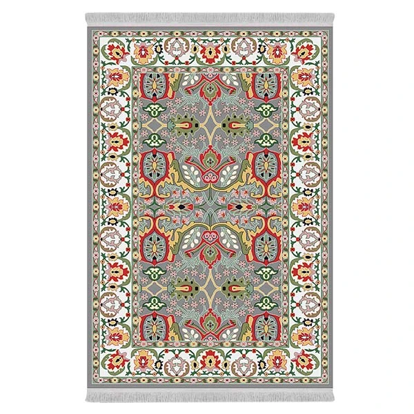 فرش پارچه‌ای دفه مدل فرشینه طرح مدرن کد 361