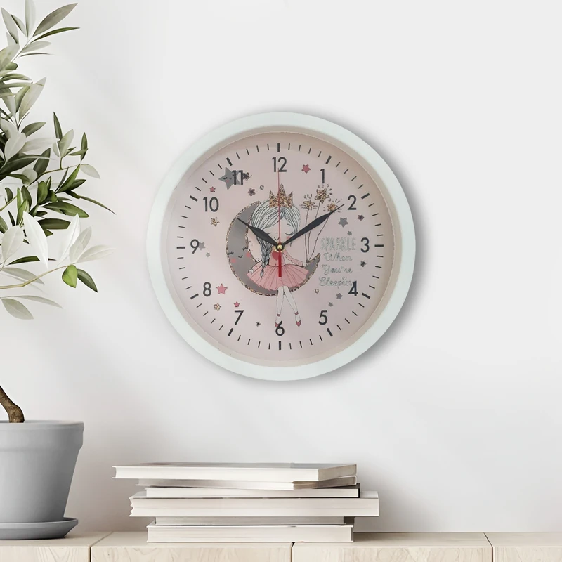 ساعت دیواری کودک مدل پرنسس کد 06030