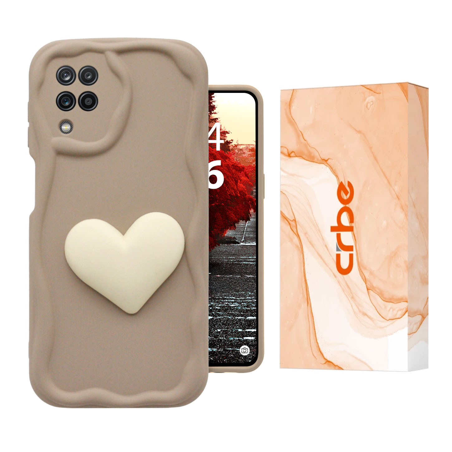 کاور کربی مدل Heart مناسب برای گوشی موبایل سامسونگ Galaxy A22 4G / M32 4G