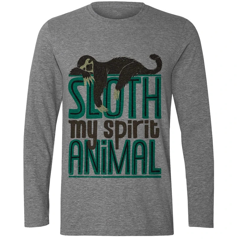 تی شرت آستین بلند مردانه مدل W234 SLOTH