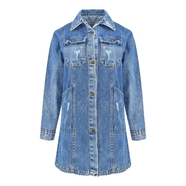 مانتو جین زنانه مدل M3830