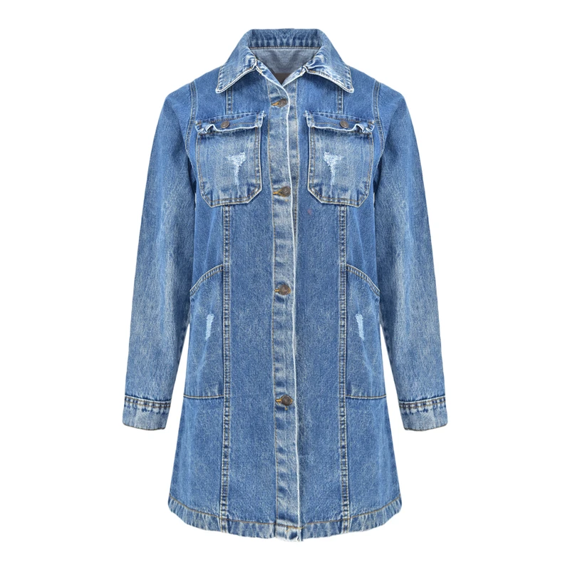 مانتو جین زنانه مدل M3830