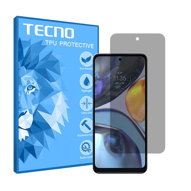 محافظ صفحه نمایش حریم شخصی تکنو مدل HyPRV مناسب برای گوشی موبایل موتورولا Moto G22