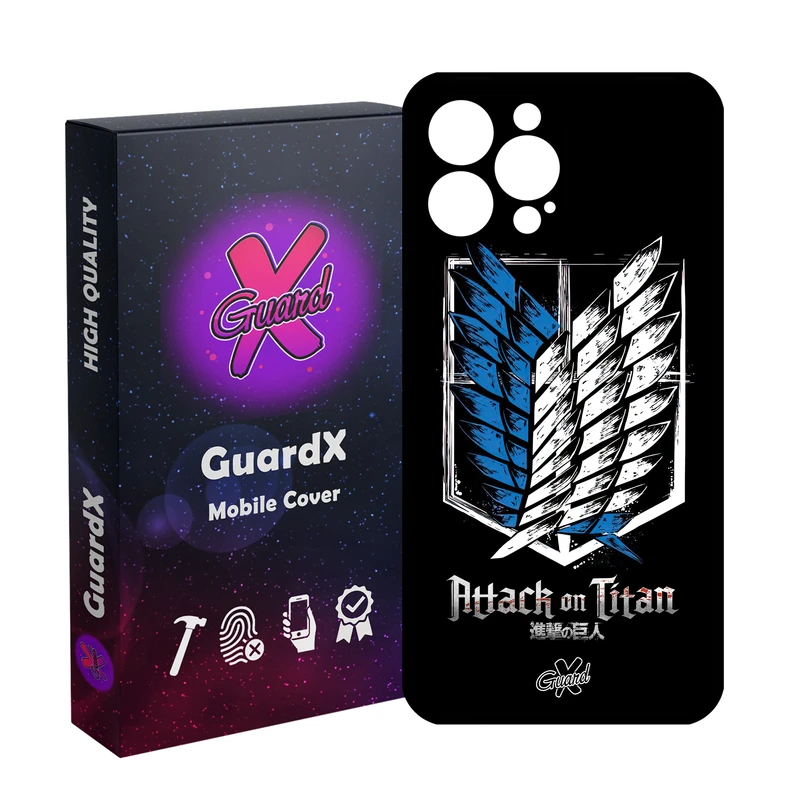کاور گارد ایکس طرح Attack on Titan Anime مدل Glass10448 مناسب برای گوشی موبایل اپل iPhone 13 Pro Max