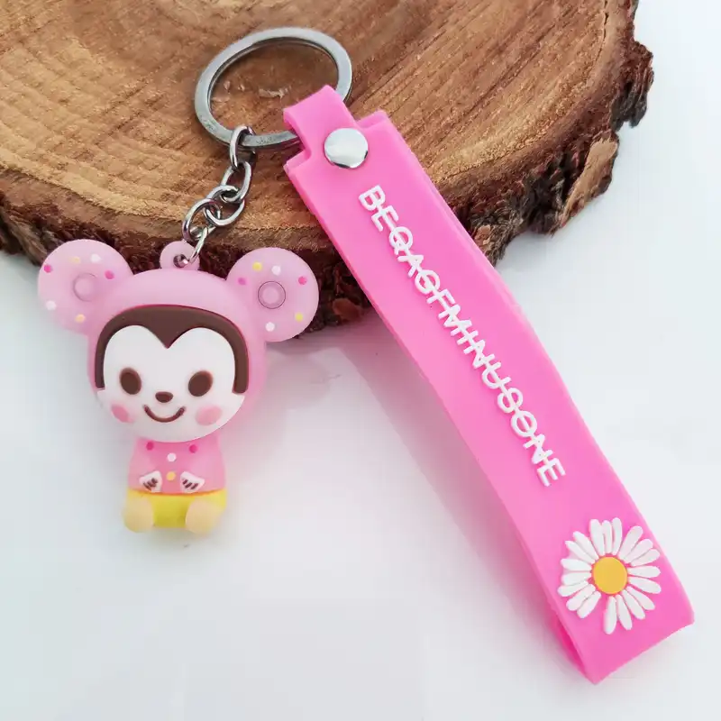 جاکلیدی مدل  سیلیکونی طرح کارتون دختر شیرینی کد DB24